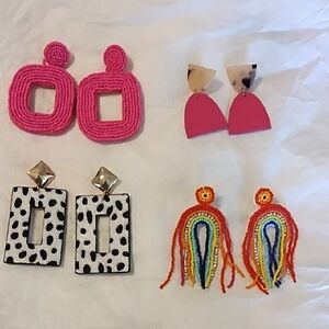 Colorful Women's Earrings Set